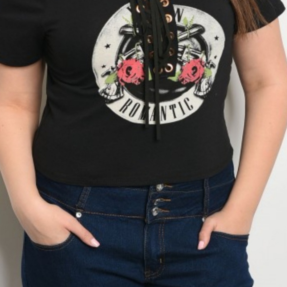 💗HOST PICK💗💋BLACK "ROMANTIC" PRINT PLUS SIZE - Picture 4 of 4